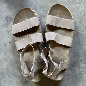 Esprit platform espadrille sandals